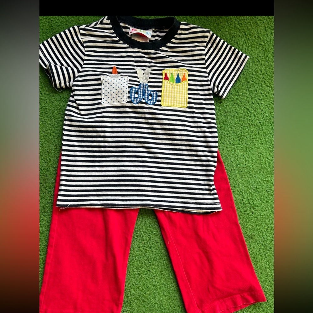 Boys Jelly Bean shirt and pants set